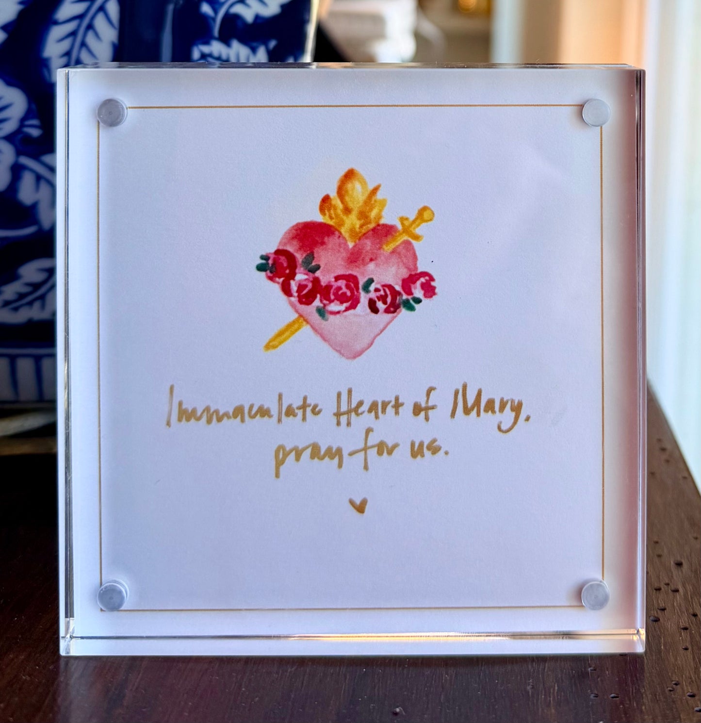 Immaculate Heart of Mary Prayer Block