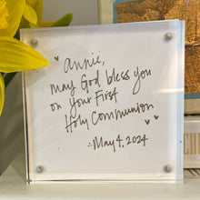 Load image into Gallery viewer, First Communion Acrylic Block- Multicolor
