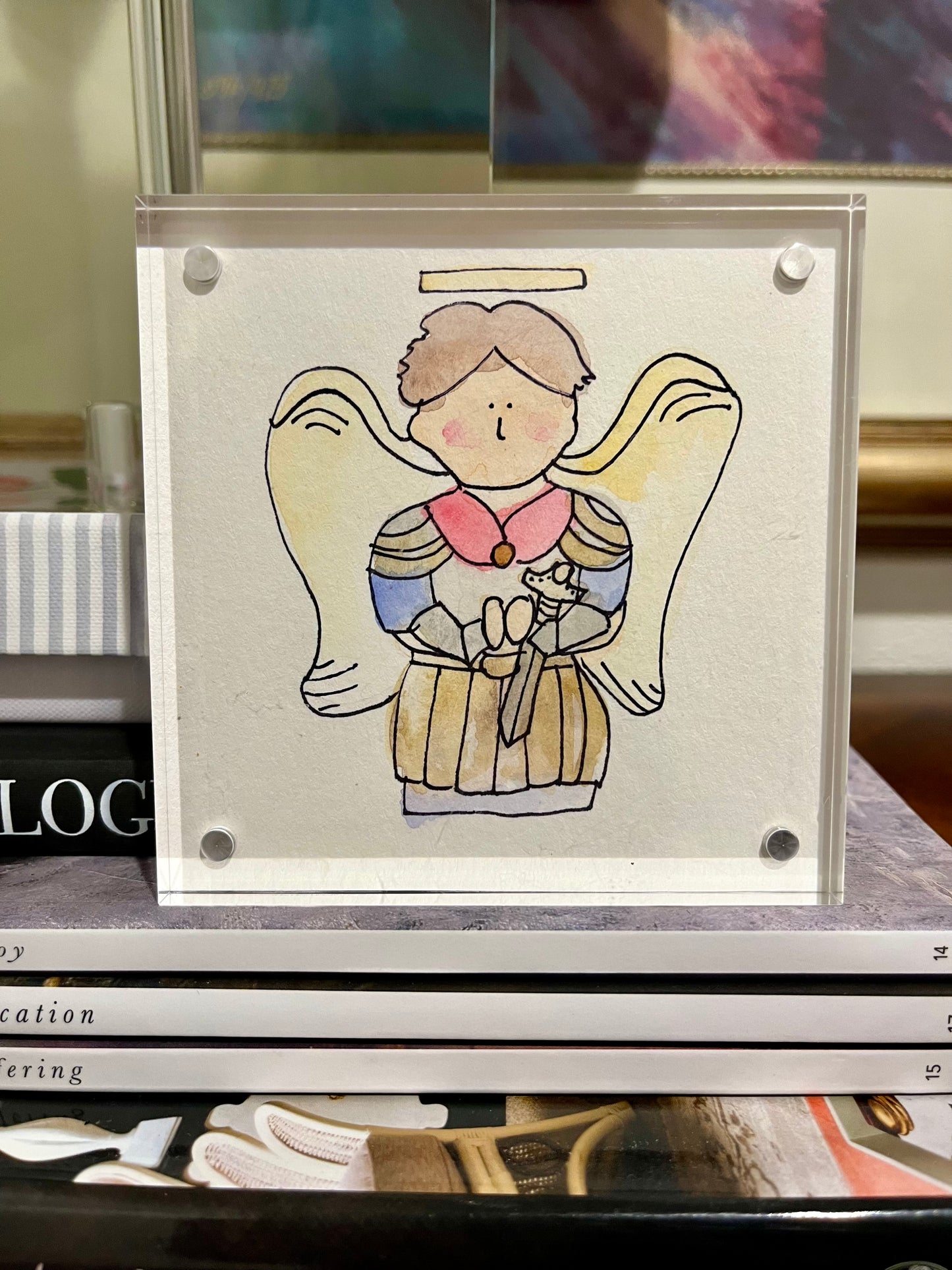 Custom Saint Acrylic Block