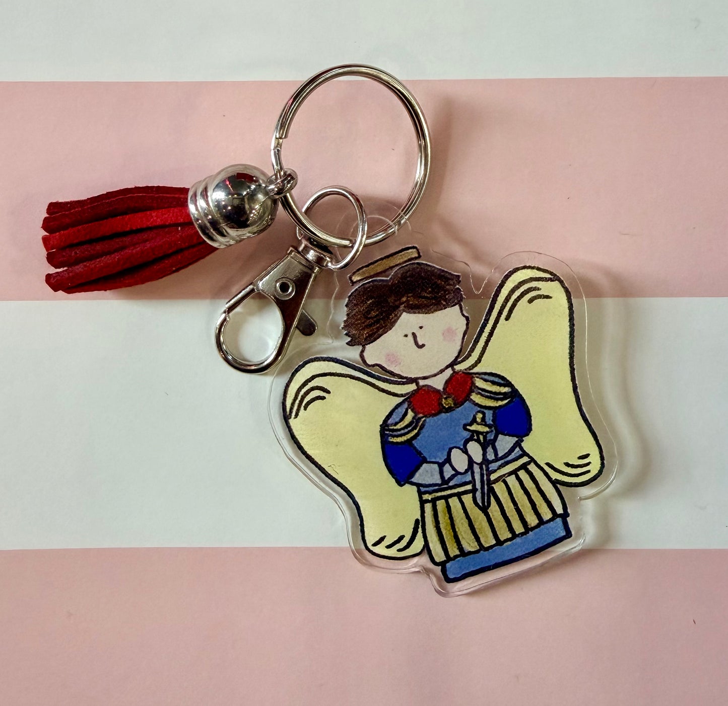 Saint Michael the Archangel Acrylic Keychain