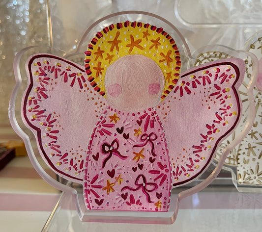 Acrylic Angel- Pink