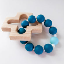 Load image into Gallery viewer, Rosary Teething Ring - Stella Maris
