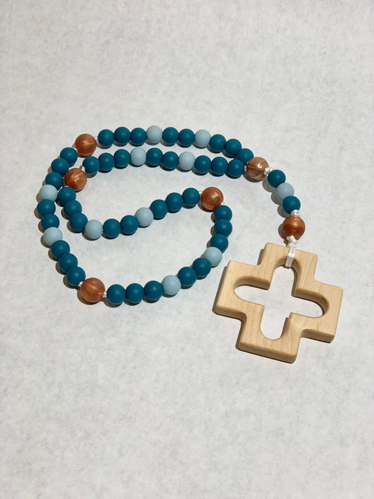 Full Length Silicone Rosary - Custom Colors Available